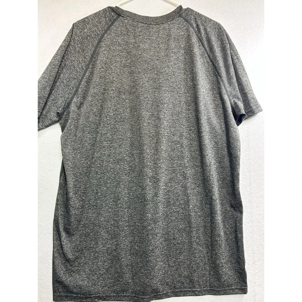 adidas Ultimate Tee NBA Memphis Basketball Logo Gray Men's  XL Raglan Crew Tee